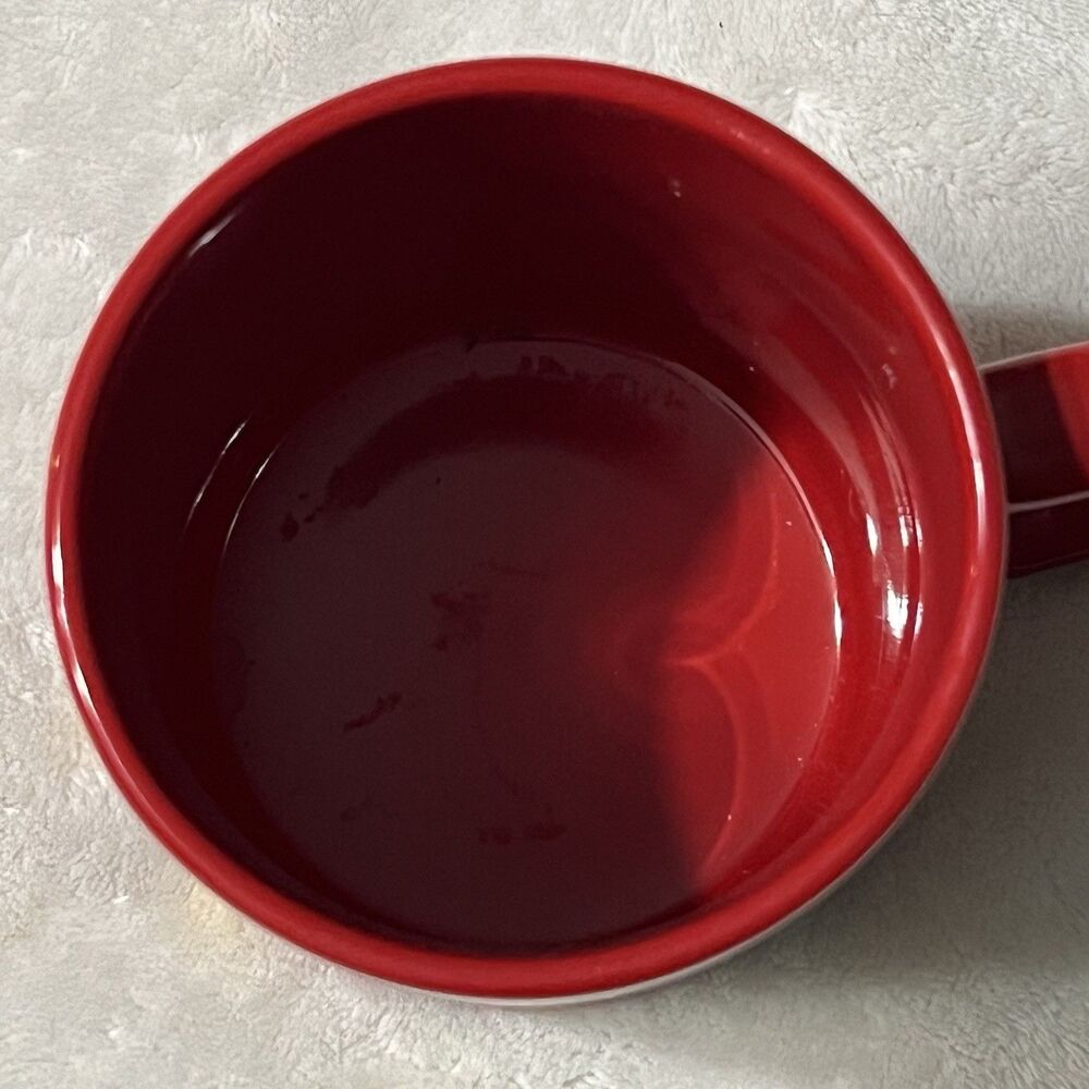 Disney Mickey Mouse Coffee Mug Red And Gold- 4.25” X 3.75” - Picture 3 of 7